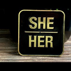 She | Her Lapel Pin